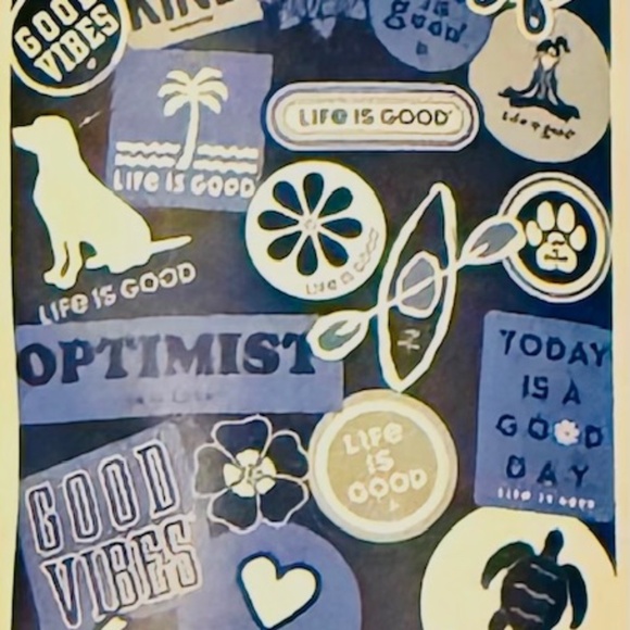 " LIFE IS GOOD " YOGA MAT - Picture 1 of 5